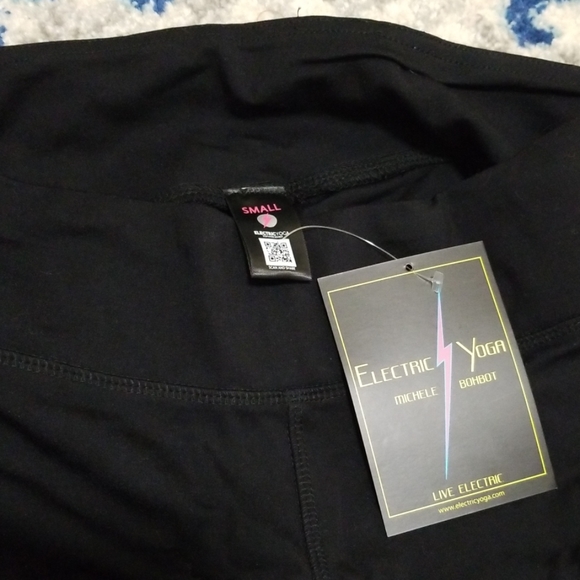 Electric Yoga Black Ballerina Lace Up Legging NWT - Picture 6 of 8